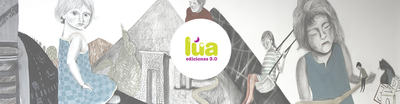 Mural y logo Lúa Ediciones 3.0